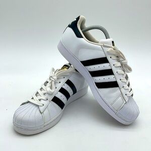 adidas | Shoes | Adidas Originals Mens Superstar Sneaker White Black  Stripes Size 85 | Poshmark